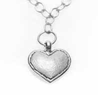 heart pendant on on  chain