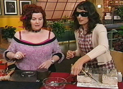 Host Jackie Guerra and Piedra Stone