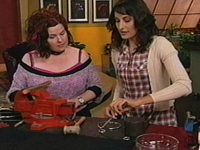 Host Jackie Guerra and Piedra Stone